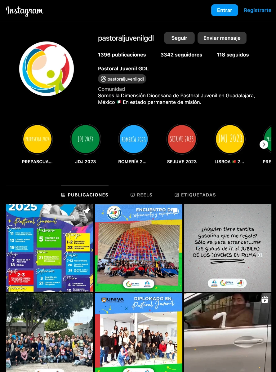 imagen perfil de instagram